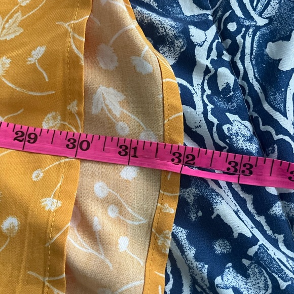 Torrid Mustard Floral Button-Down Skirt 1X - Picture 5 of 6